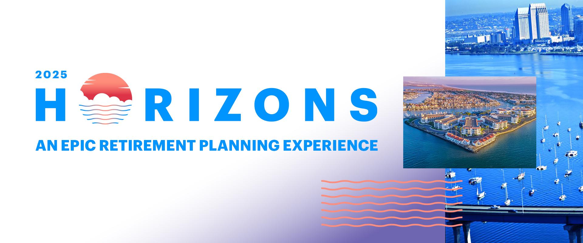 Horizons conference logo and images of Coronado