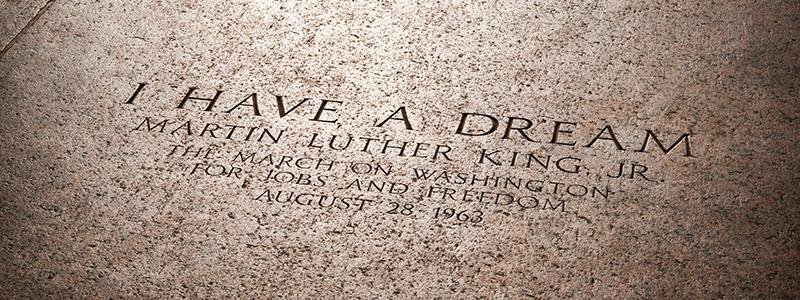 Image of Dr. Martin Luther King Memorial Inscription