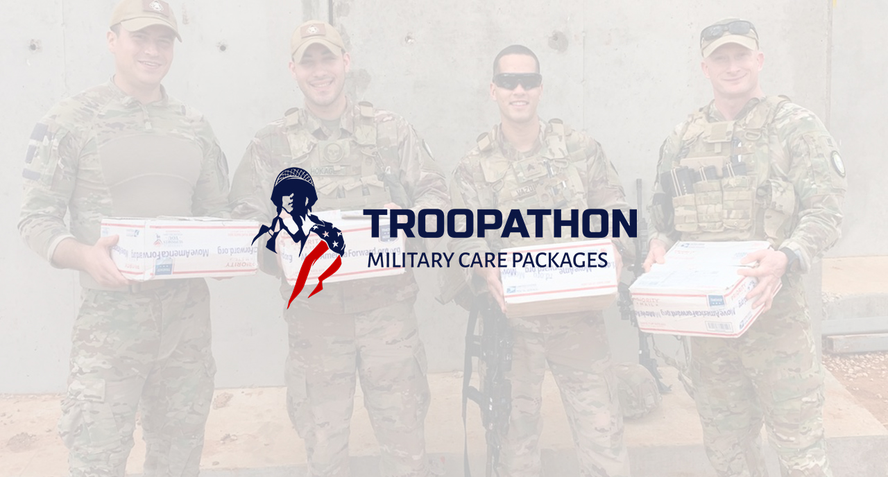 Troopathon logo banner
