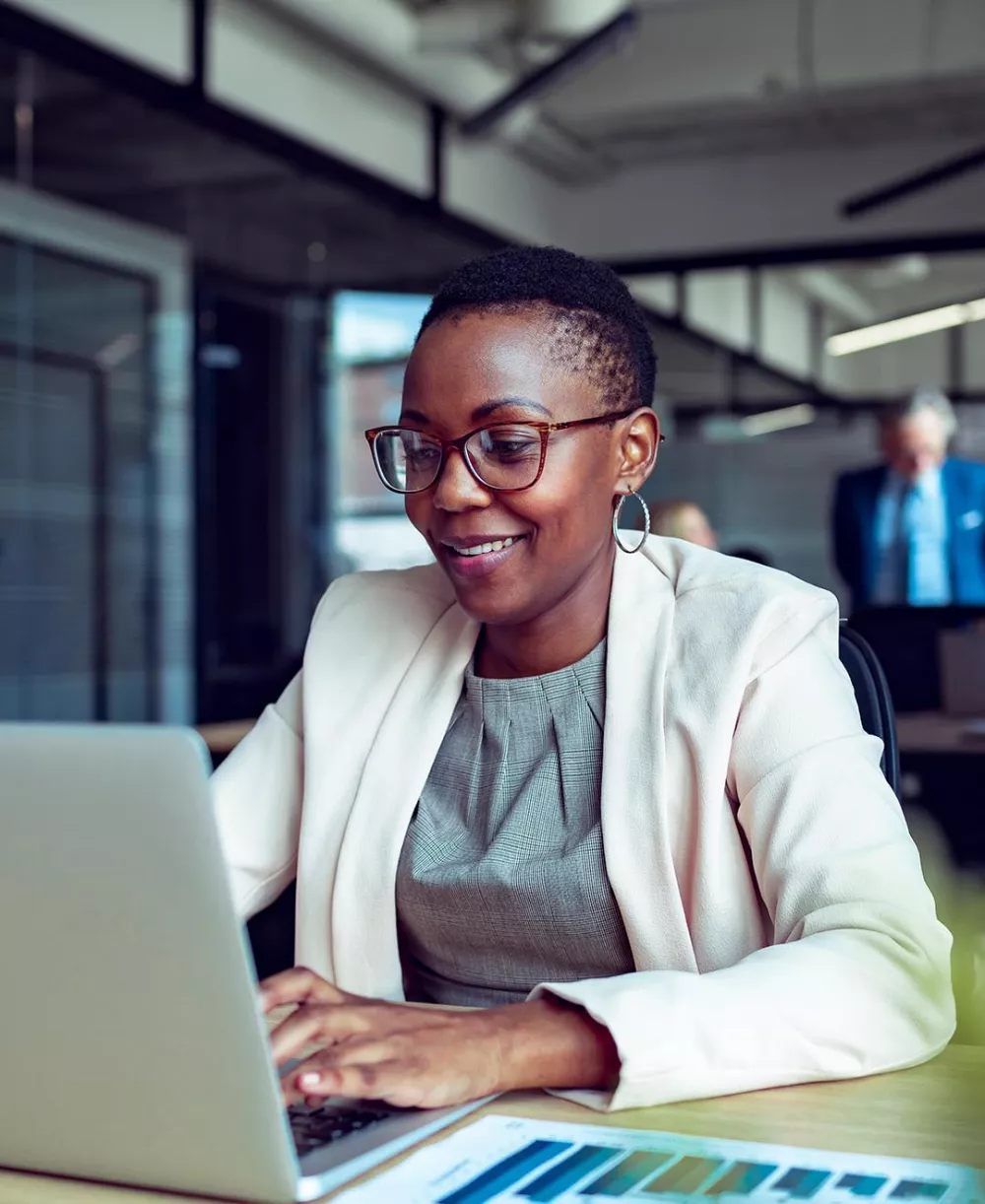 Financial businesswomen working