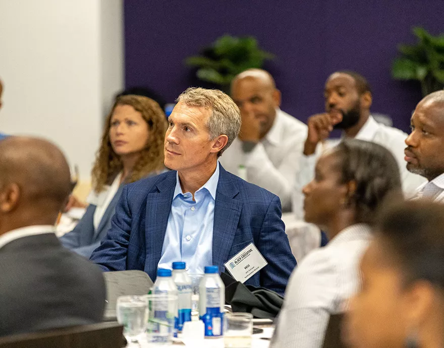 People sitting at a conference