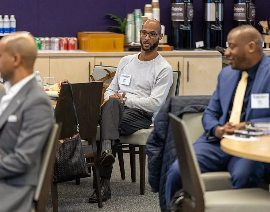 People sitting at a conference