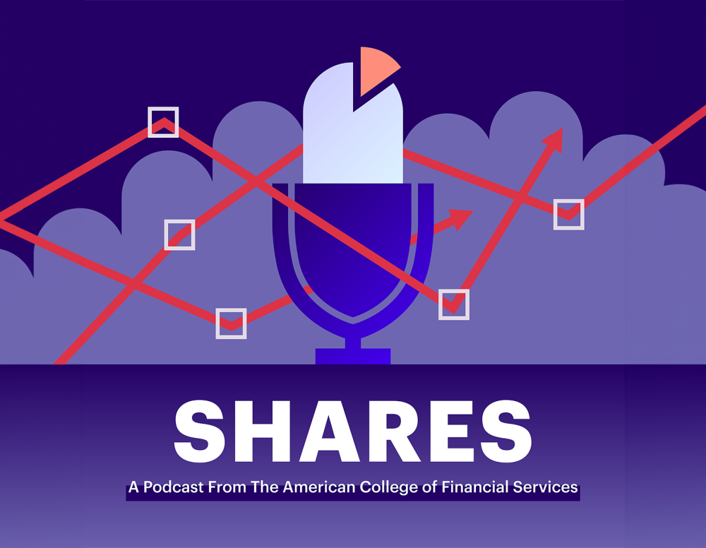 Shares Podcast logo