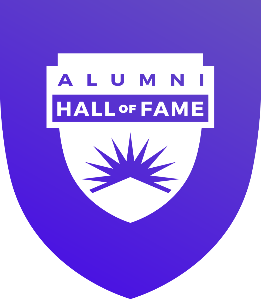 Alumni Hall of Fame shield logo