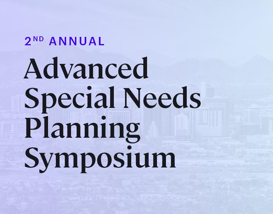 Advanced Special Needs Planning Symposium logo