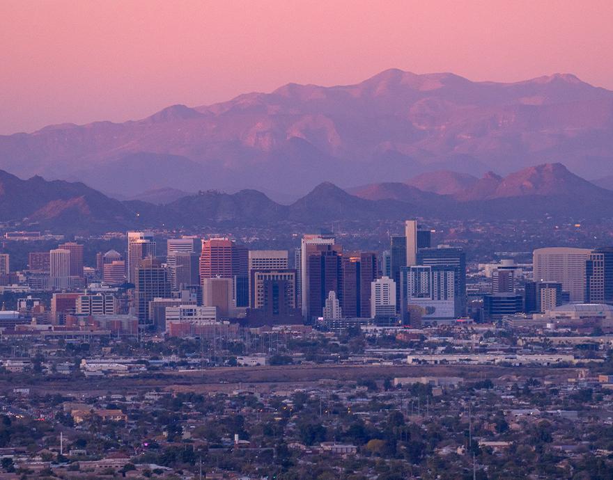 Skyline of downtown Pheonix Arizona