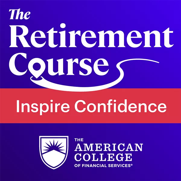 The Retirement Course logo Inspire Confidence badge