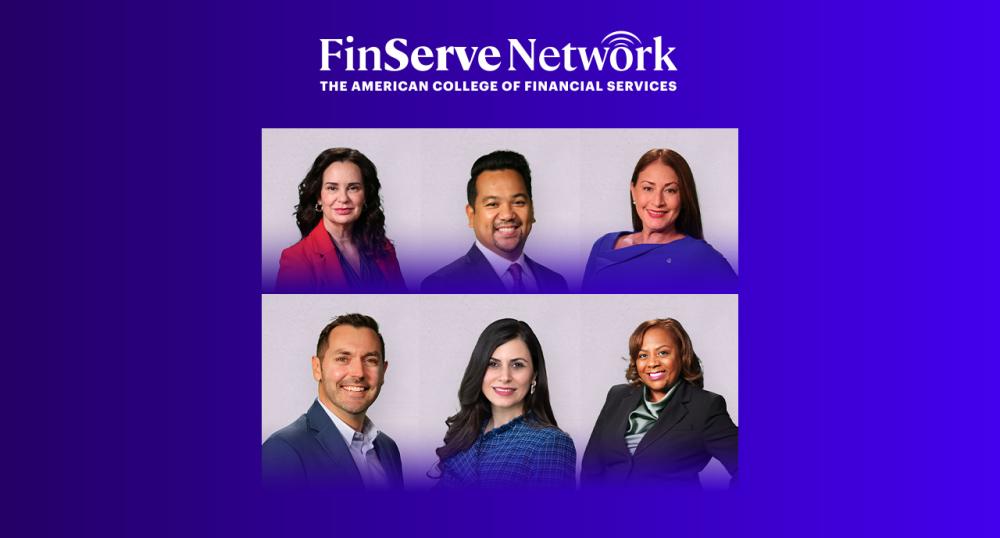 Six members of the FinServe network and the logo