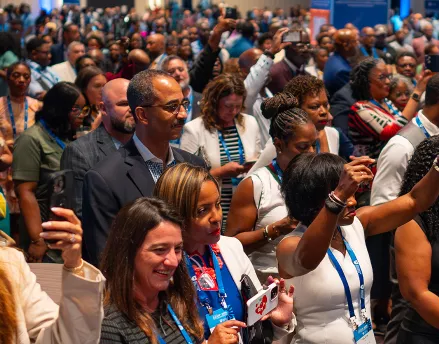 Attendees in the crowd at NextGen