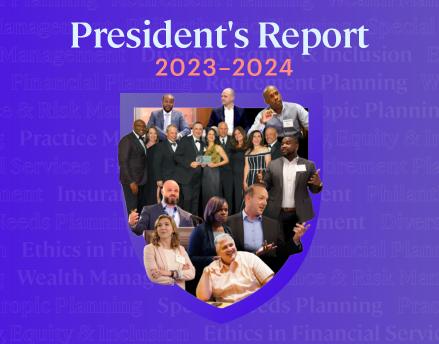 2023-2024 President's Report logo